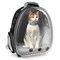 MiMu Bubble Backpack Cat Carrier Bag - 13lb Cap Clear Pet Travel Carrier